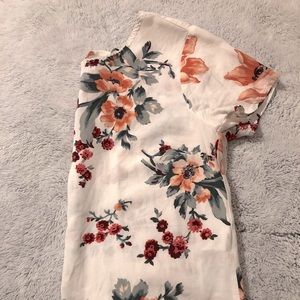 Short Sleeve Floral Blouse
